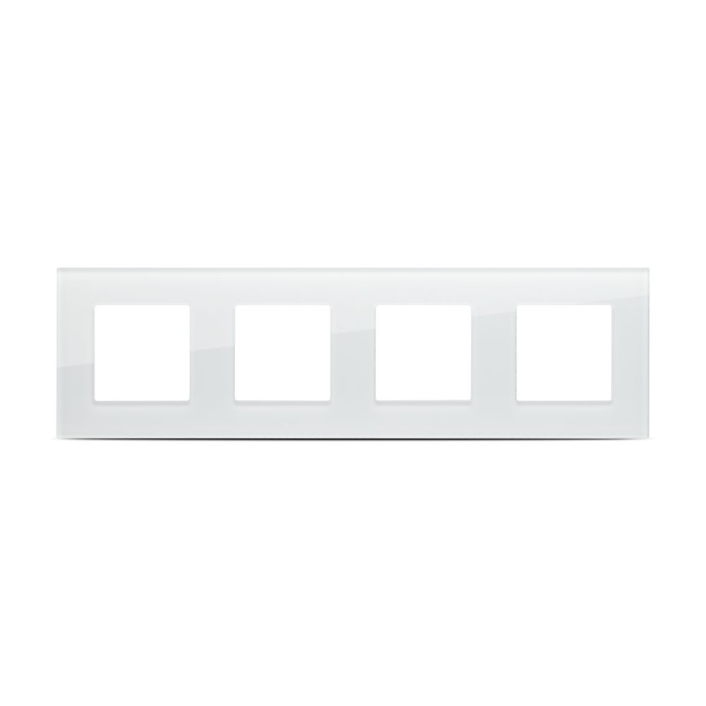 Rama 4P alb, aparataj touch PULSAR NS